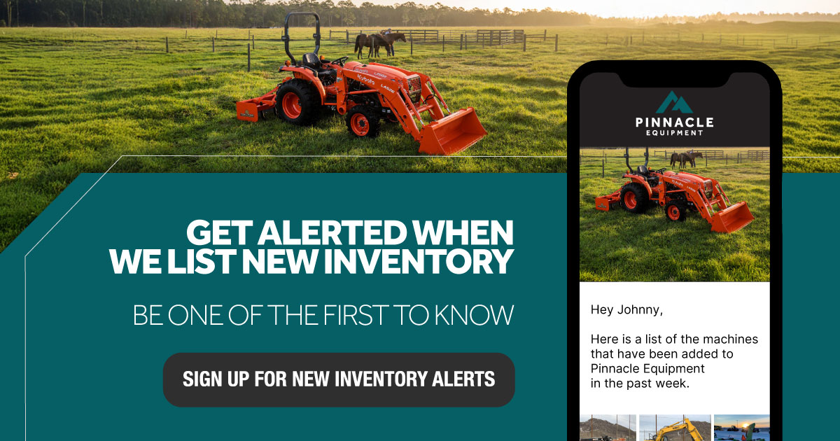Pinnacle Equipment Inventory Alerts