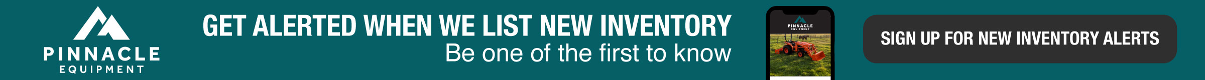 Pinnacle Equipment Inventory Alerts