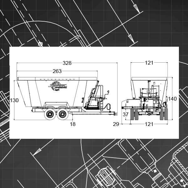 1400T Pull-Type Tandem Axle 1